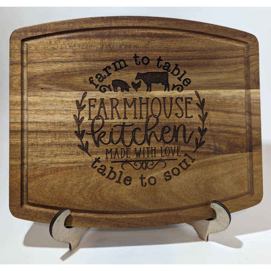 Farm to Table, Table to Soul Cutting Board