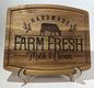 Handmade Farm Fresh Milk and Cream Cutting Board