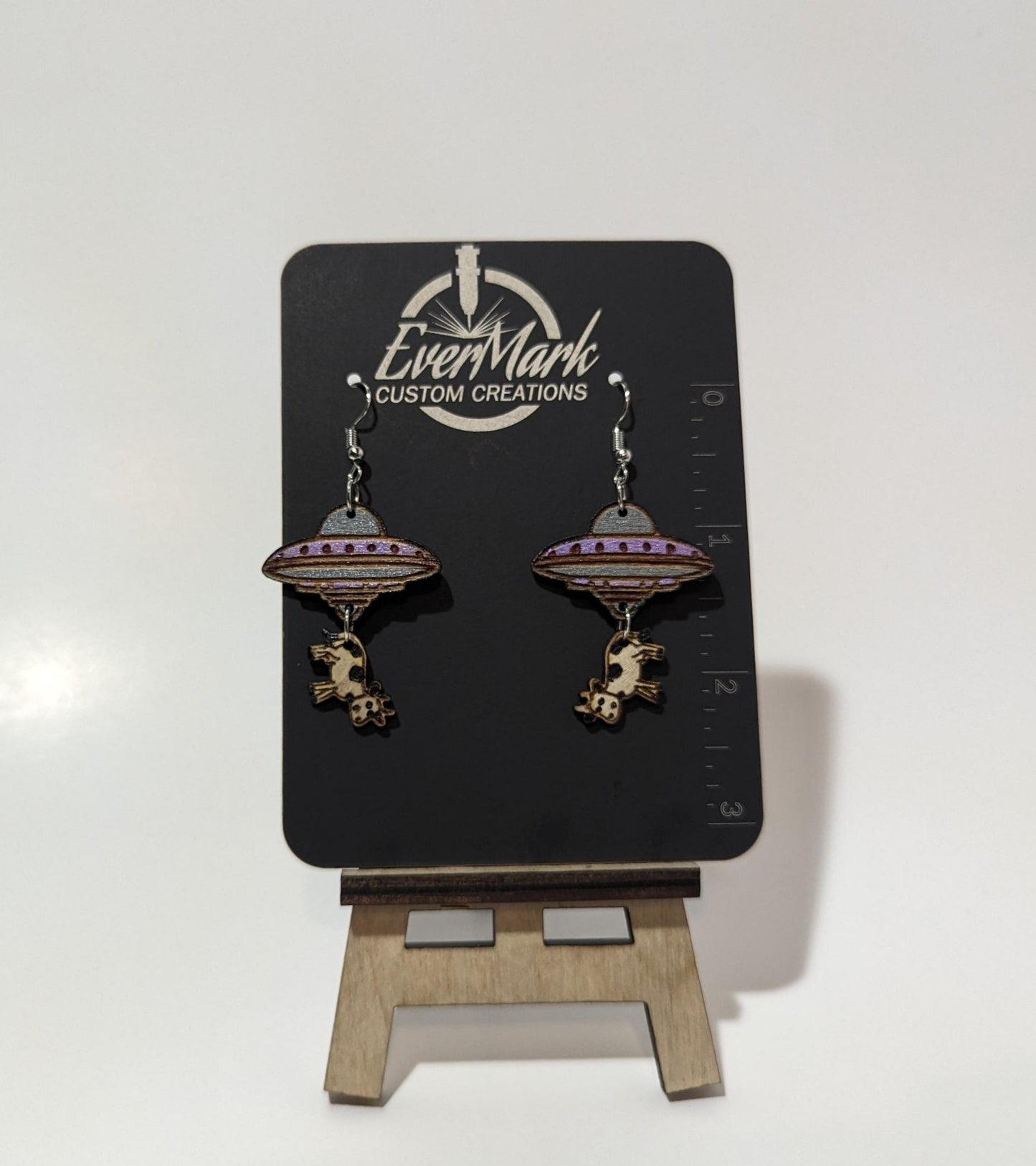 Cow Abduction Earrings